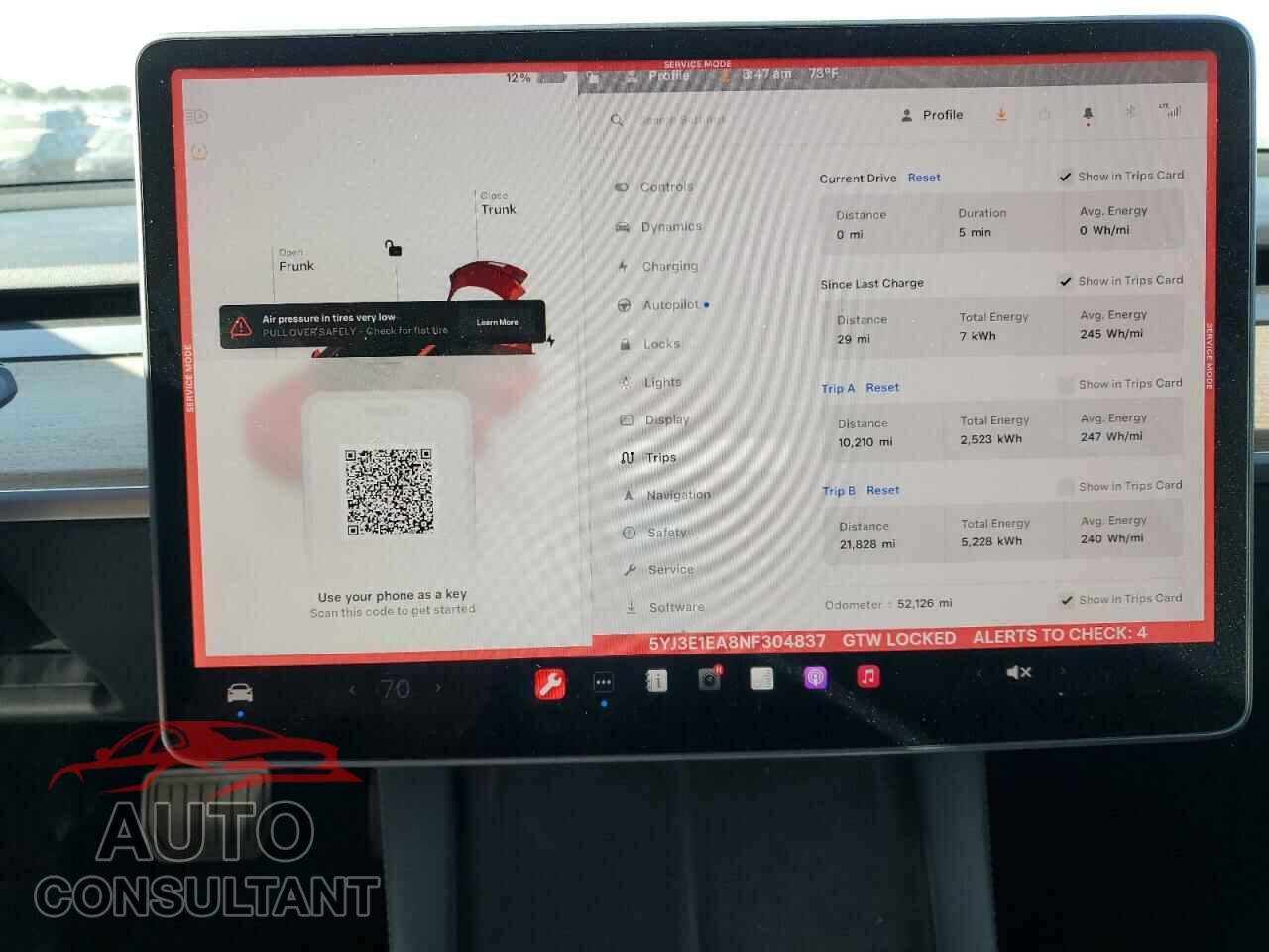 TESLA MODEL 3 2022 - 5YJ3E1EA8NF304837