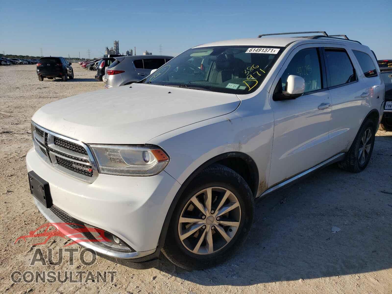 DODGE DURANGO 2016 - 1C4RDHDGXGC386971