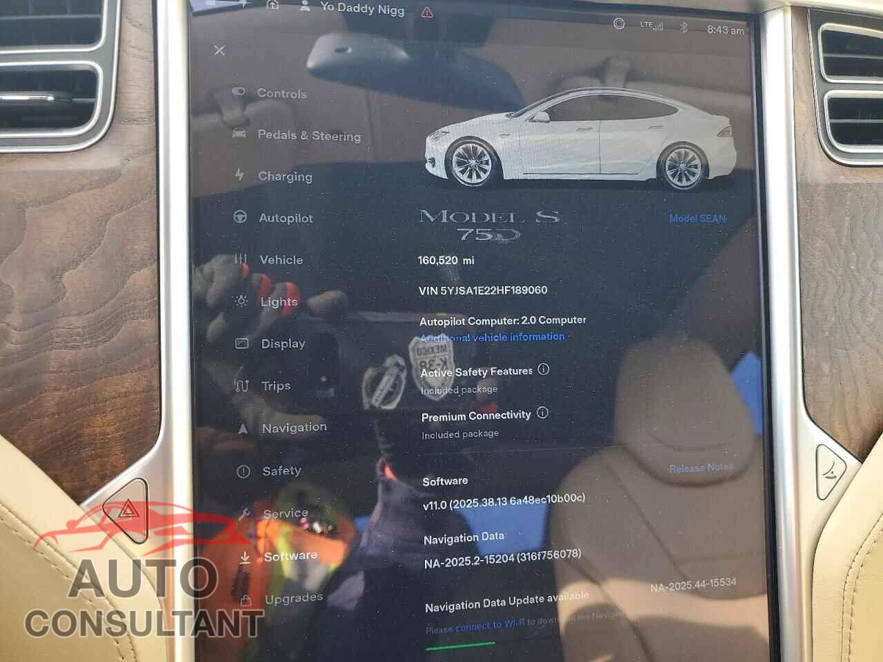 TESLA MODEL S 2017 - 5YJSA1E22HF189060