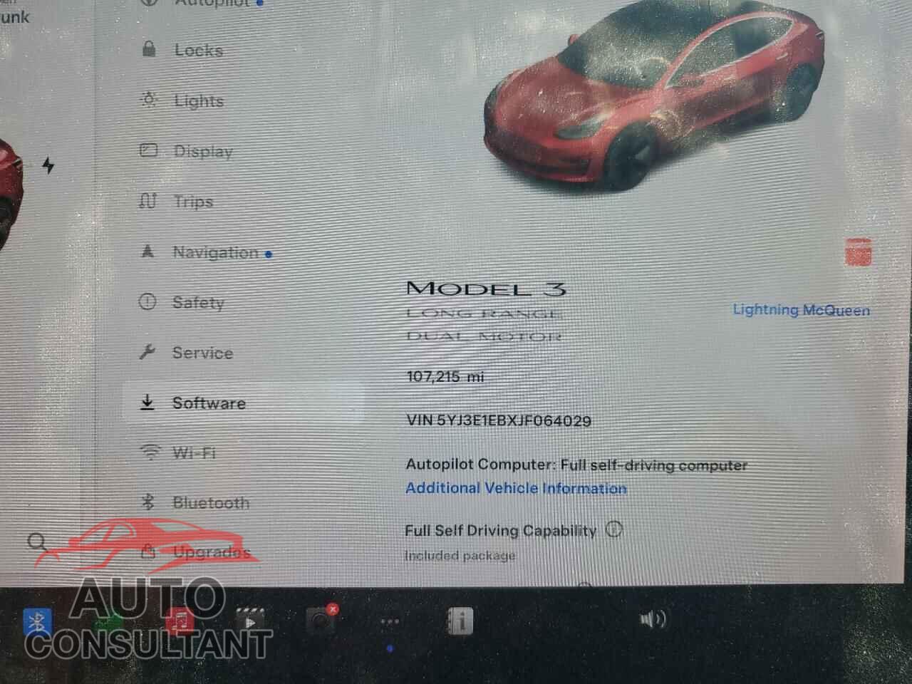 TESLA MODEL 3 2018 - 5YJ3E1EBXJF064029
