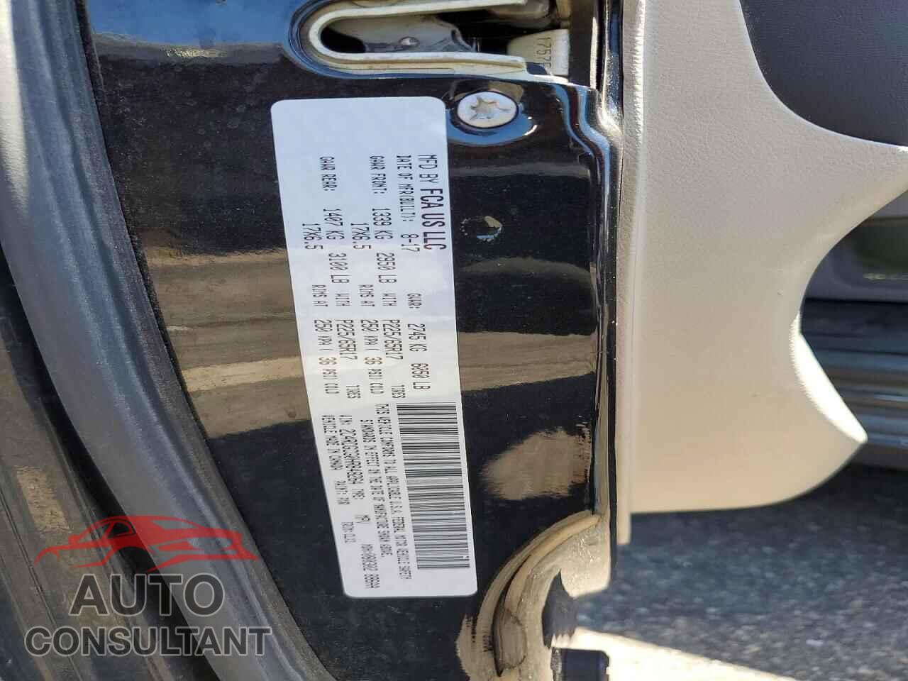 DODGE CARAVAN 2017 - 2C4RDGCG0HR848264