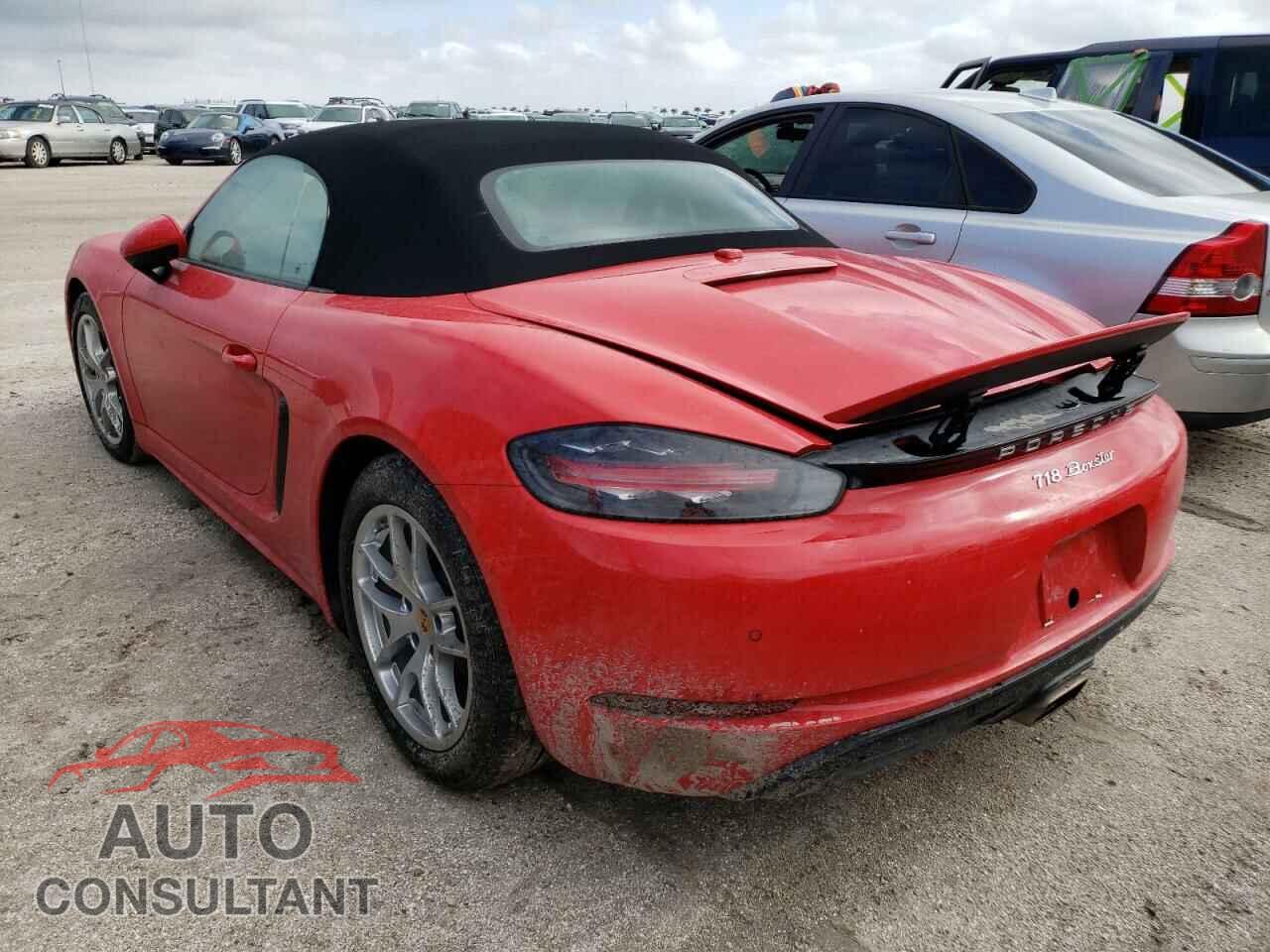 PORSCHE BOXSTER 2017 - WP0CA2A88HS221436