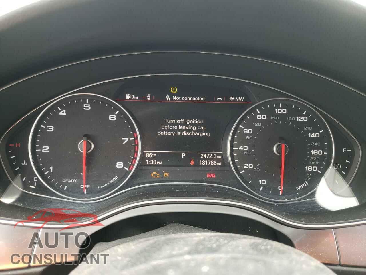 AUDI A6 2016 - WAUGFAFC4GN047532