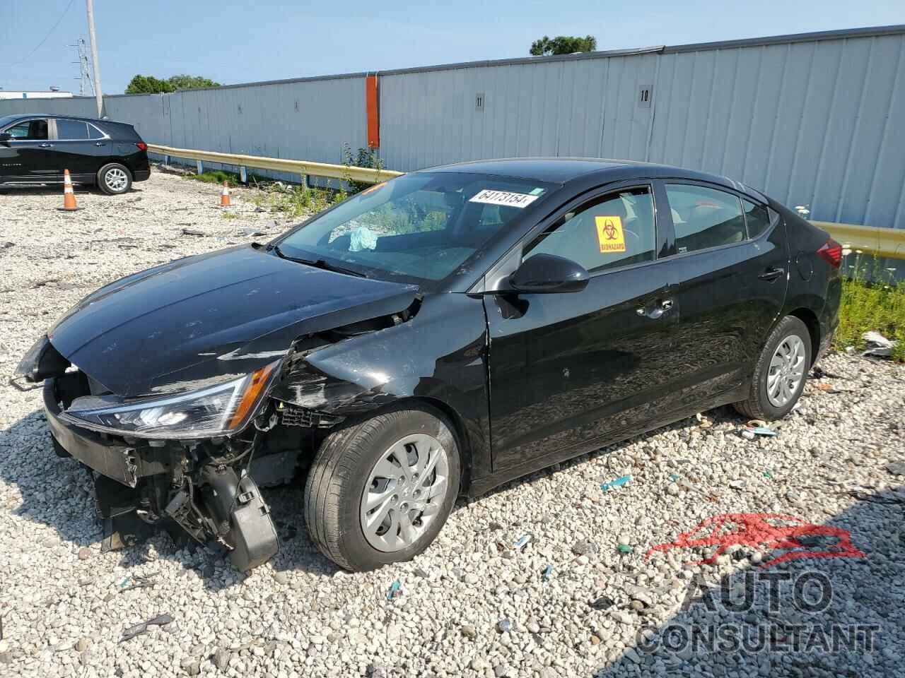 HYUNDAI ELANTRA 2019 - KMHD74LF2KU778036