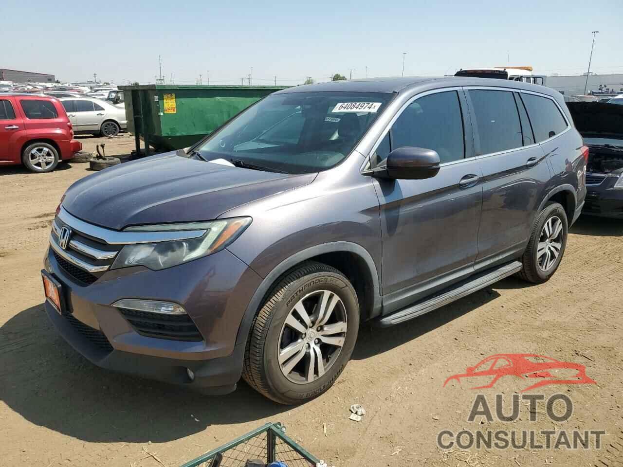 HONDA PILOT 2016 - 5FNYF6H52GB060460