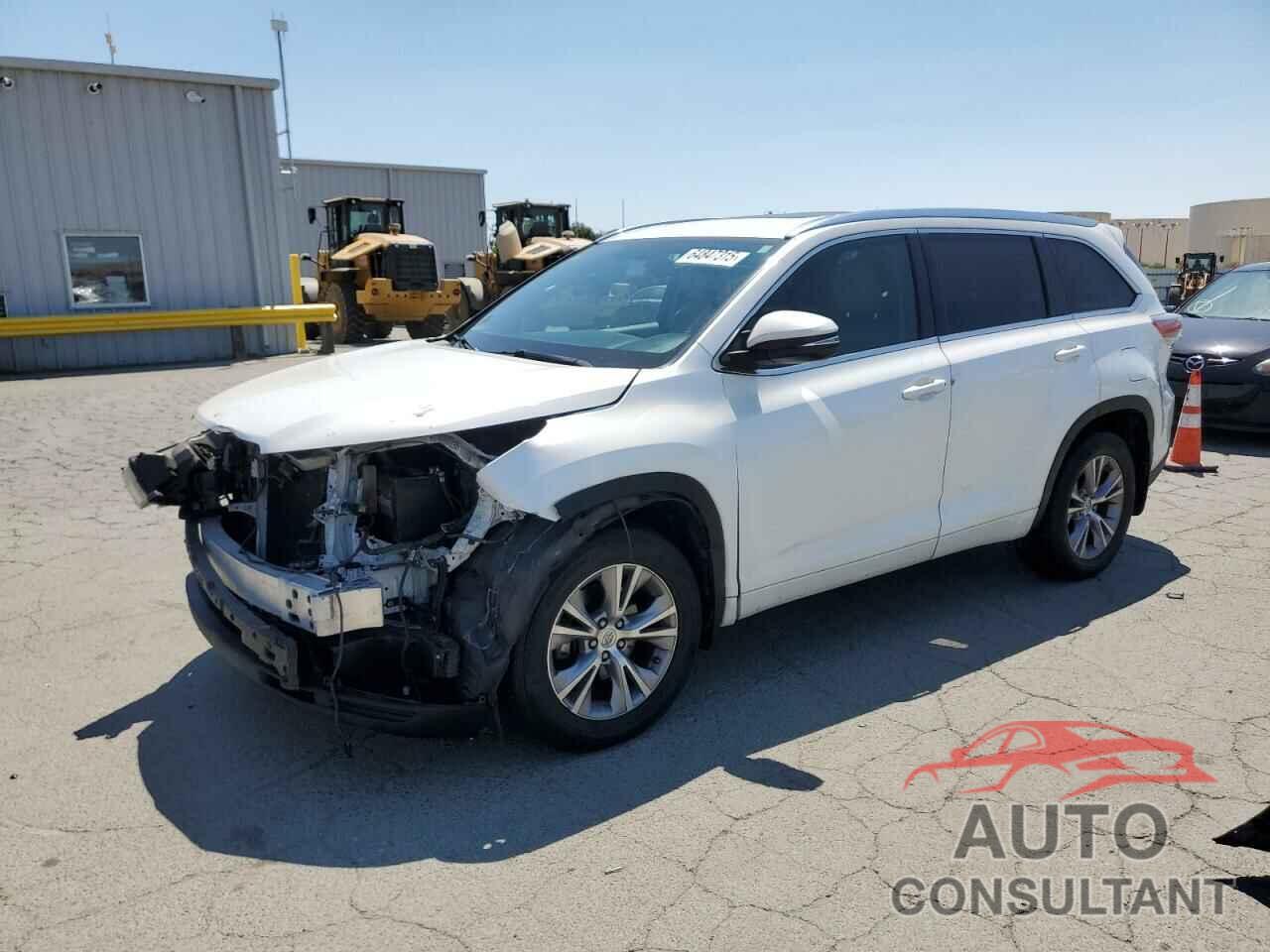 TOYOTA HIGHLANDER 2015 - 5TDJKRFH5FS215881
