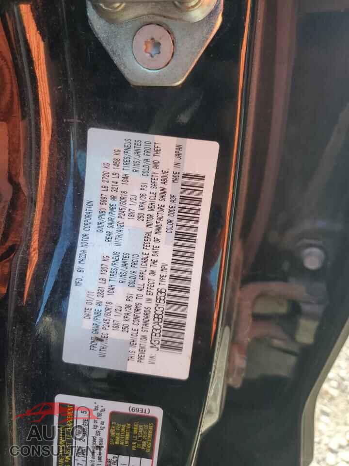 MAZDA CX-9 2011 - JM3TB3CA9B0316536