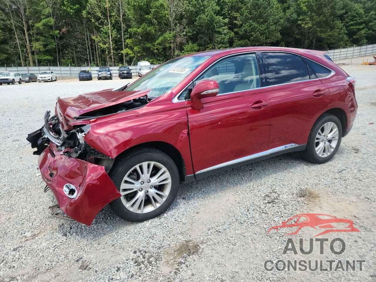 LEXUS RX450 2012 - JTJZB1BA4C2006421