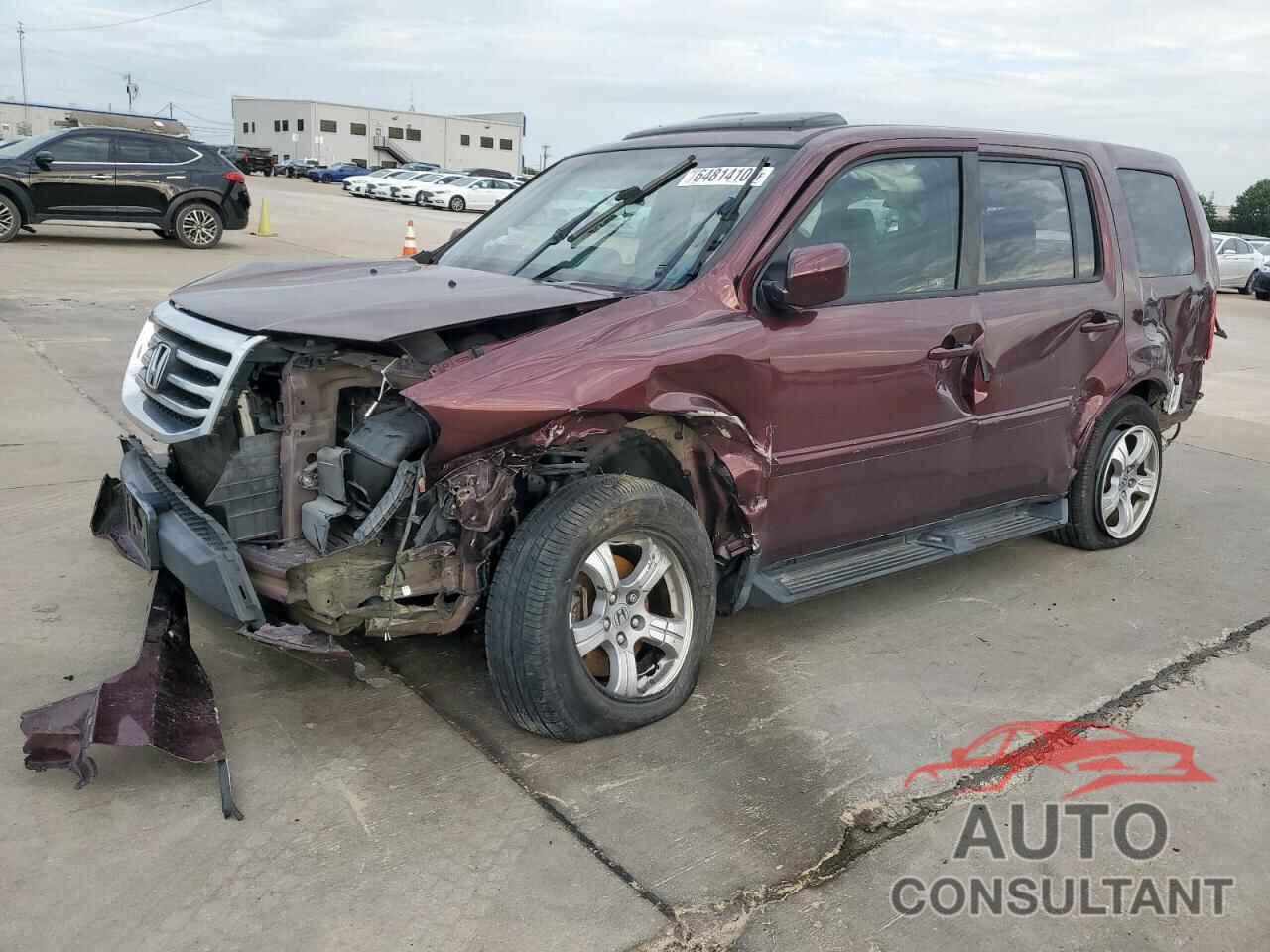 HONDA PILOT 2012 - 5FNYF3H54CB008031
