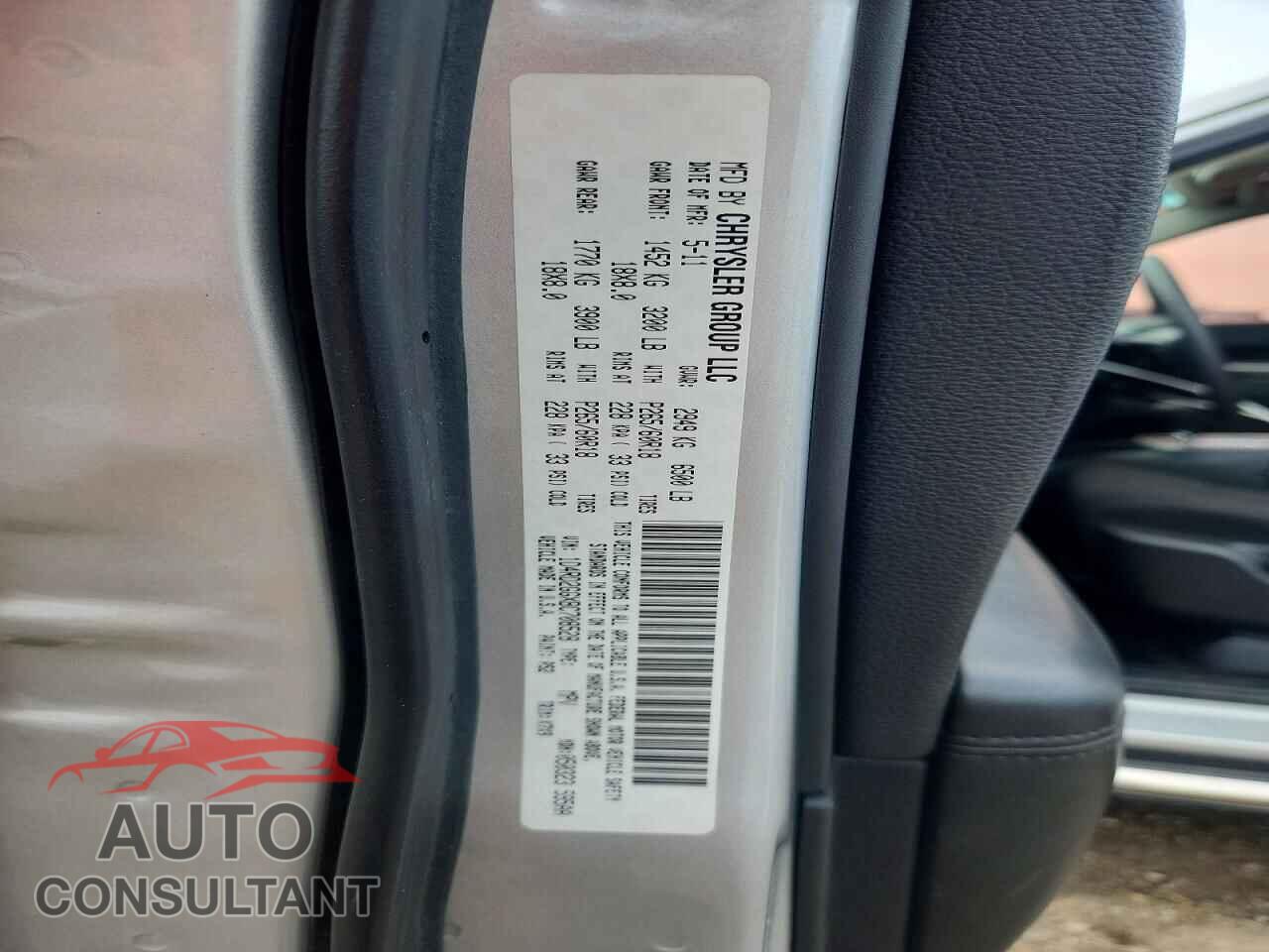 DODGE DURANGO 2011 - 1D4RD2GGXBC708528