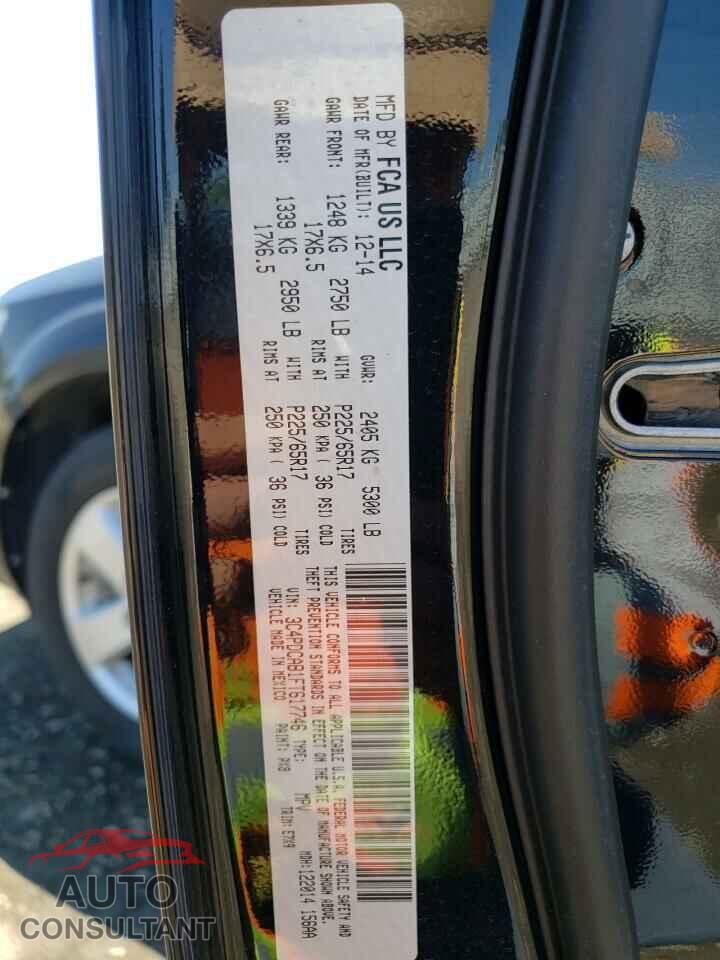 DODGE JOURNEY 2015 - 3C4PDCAB1FT617746