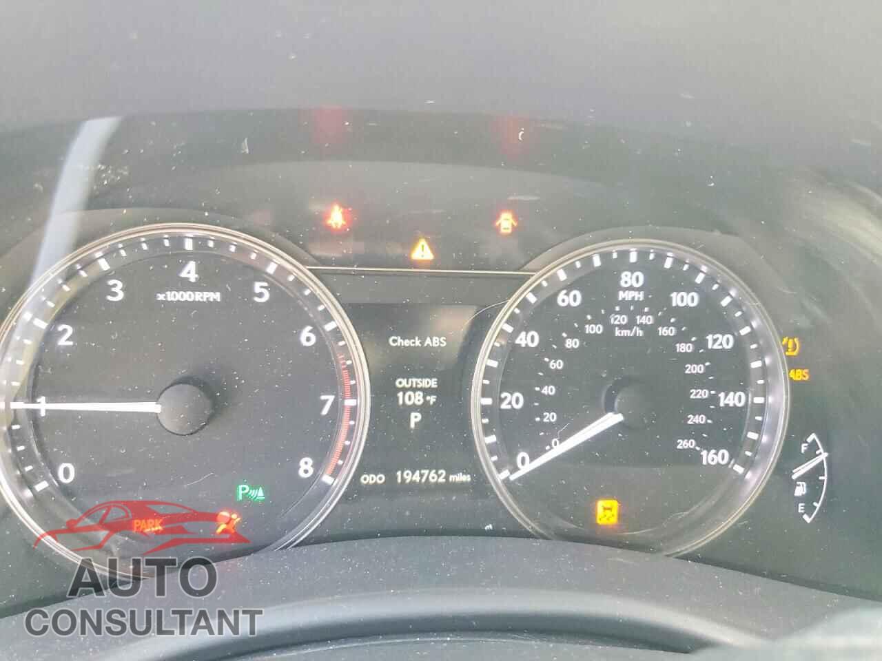 LEXUS GS350 2013 - JTHBE1BL6D5014094