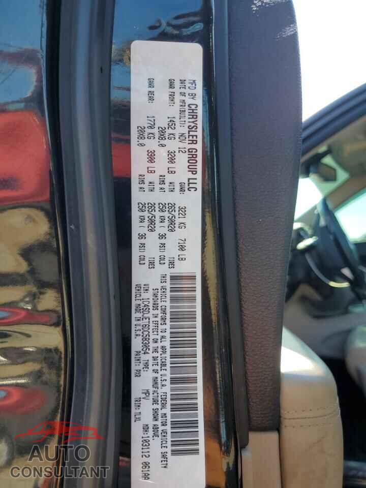 DODGE DURANGO 2013 - 1C4SDJET6DC583054