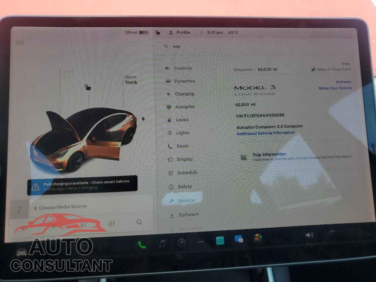 TESLA MODEL 3 2018 - 5YJ3E1EA4JF058086