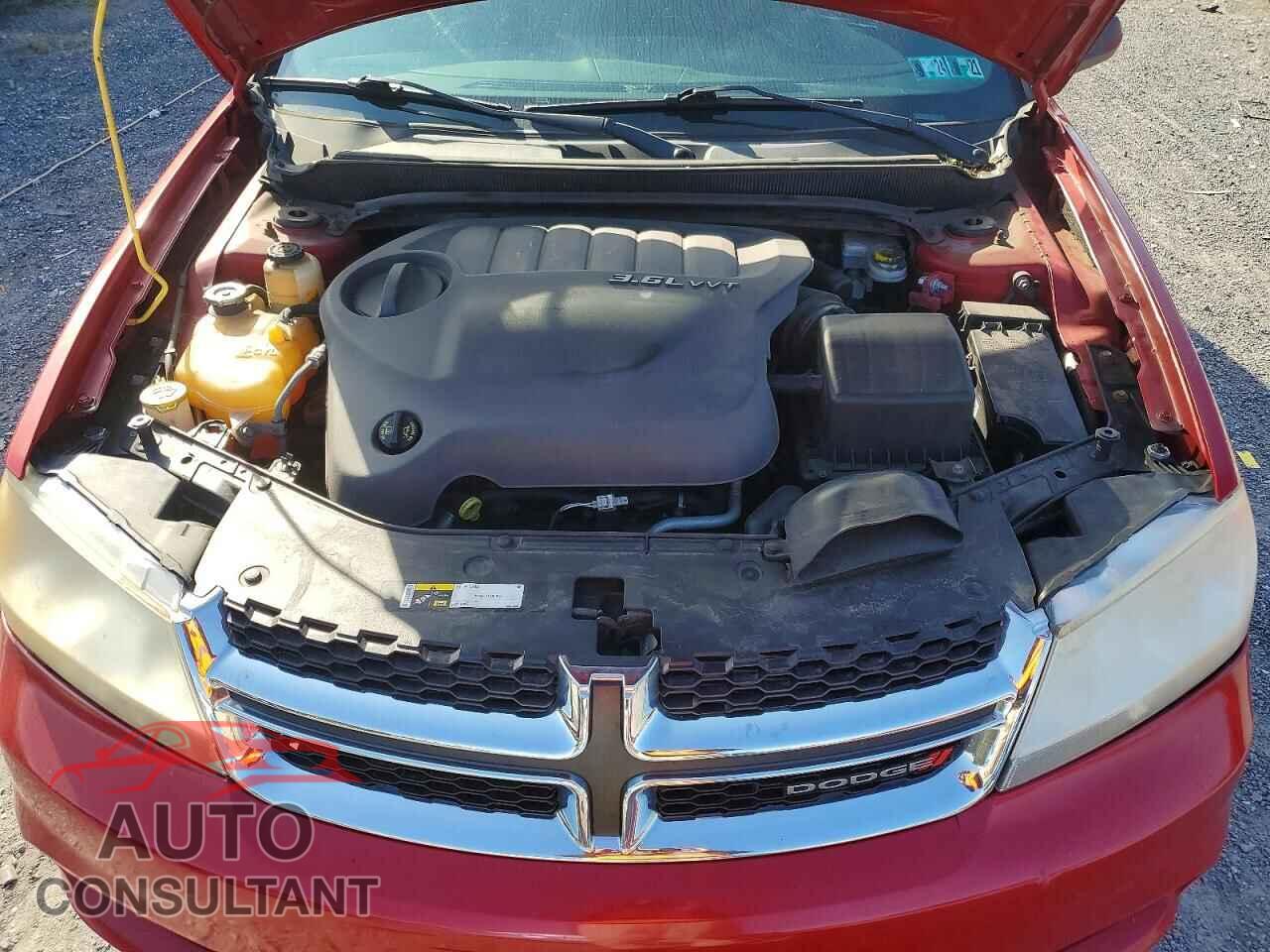 DODGE AVENGER 2013 - 1C3CDZAG9DN768834