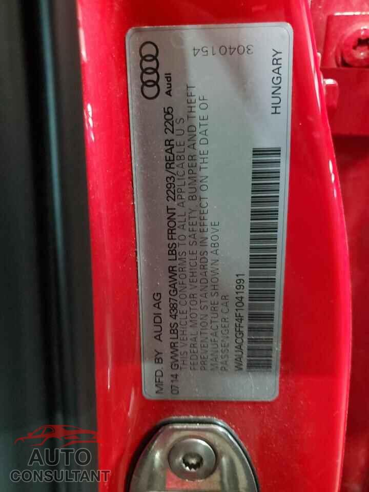 AUDI A3 2015 - WAUACGFF4F1041991