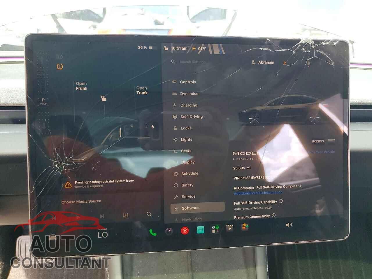 TESLA MODEL 3 2025 - 5YJ3E1EA7SF998285