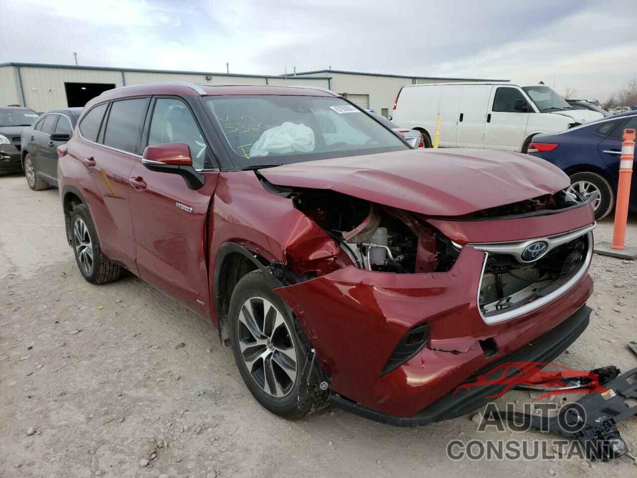 TOYOTA HIGHLANDER 2021 - 5TDGBRCH7MS536266