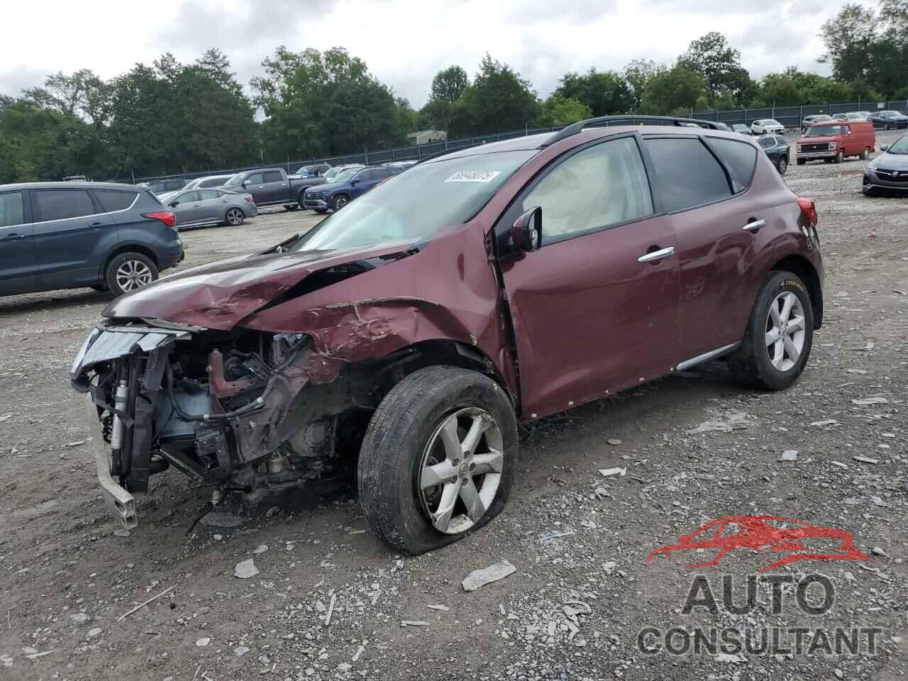 NISSAN MURANO 2009 - JN8AZ18W29W153132
