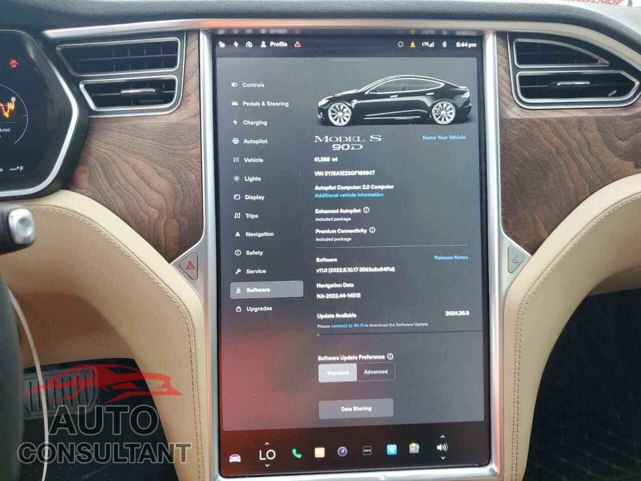 TESLA MODEL S 2016 - 5YJSA1E23GF169947