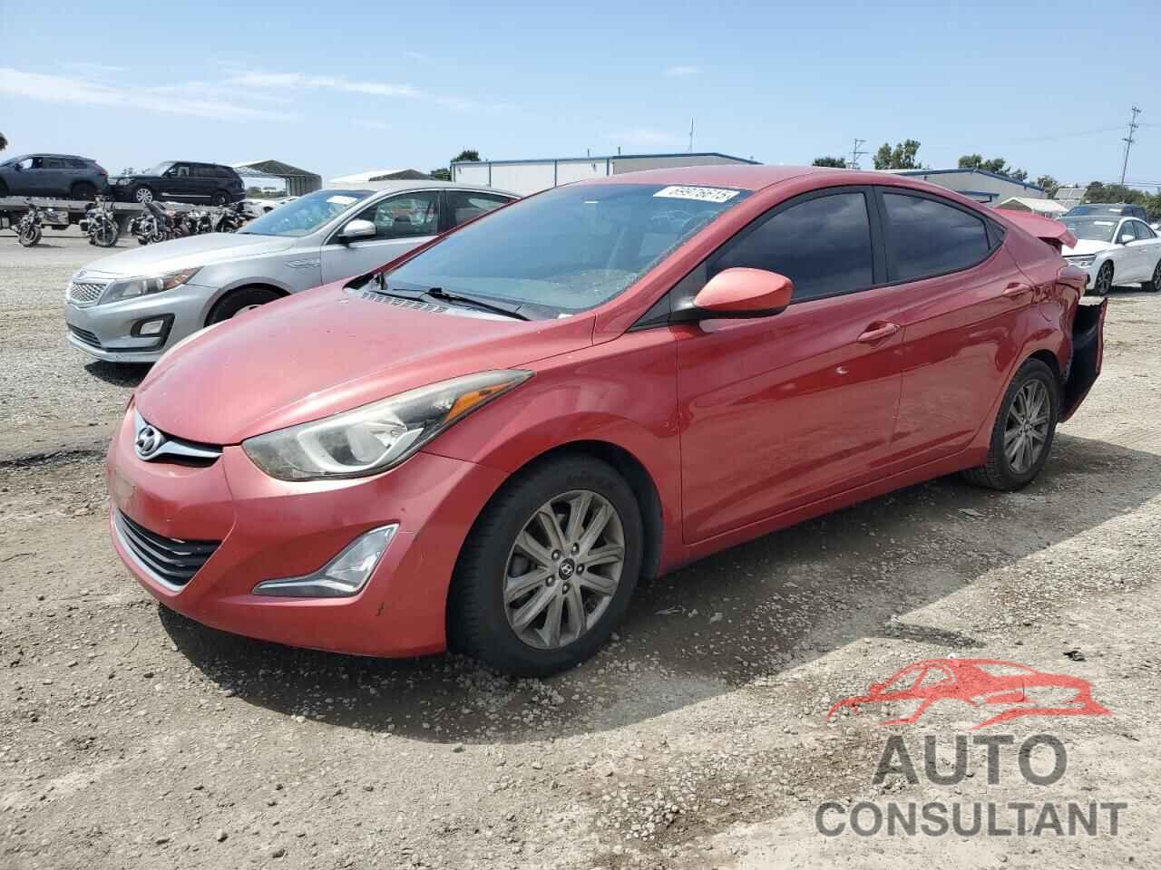 HYUNDAI ELANTRA 2014 - KMHDH4AE7EU167317