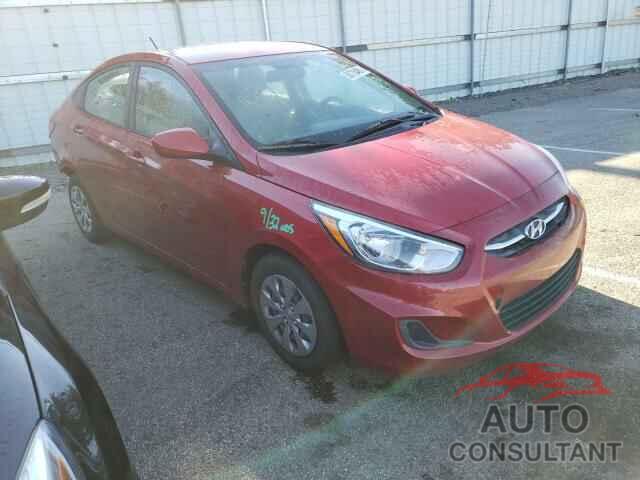 HYUNDAI ACCENT 2017 - KMHCT4AE9HU342827