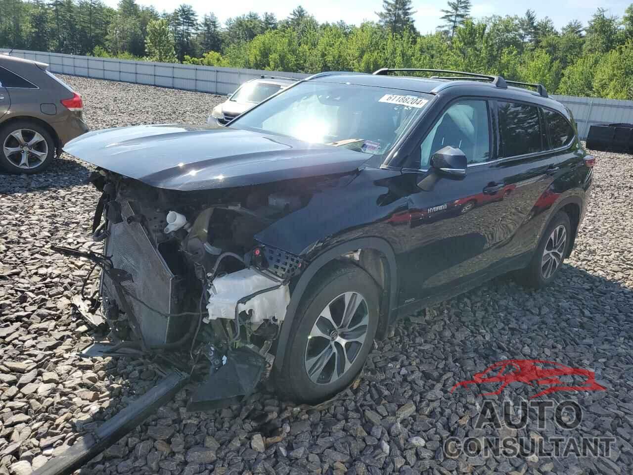 TOYOTA HIGHLANDER 2021 - 5TDGBRCH5MS537402