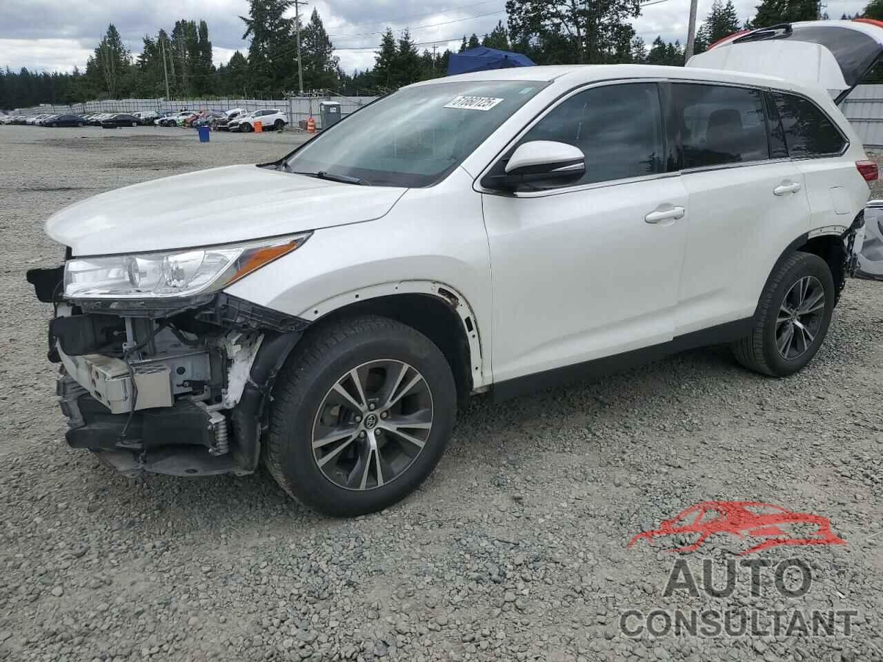 TOYOTA HIGHLANDER 2019 - 5TDBZRFH9KS923268
