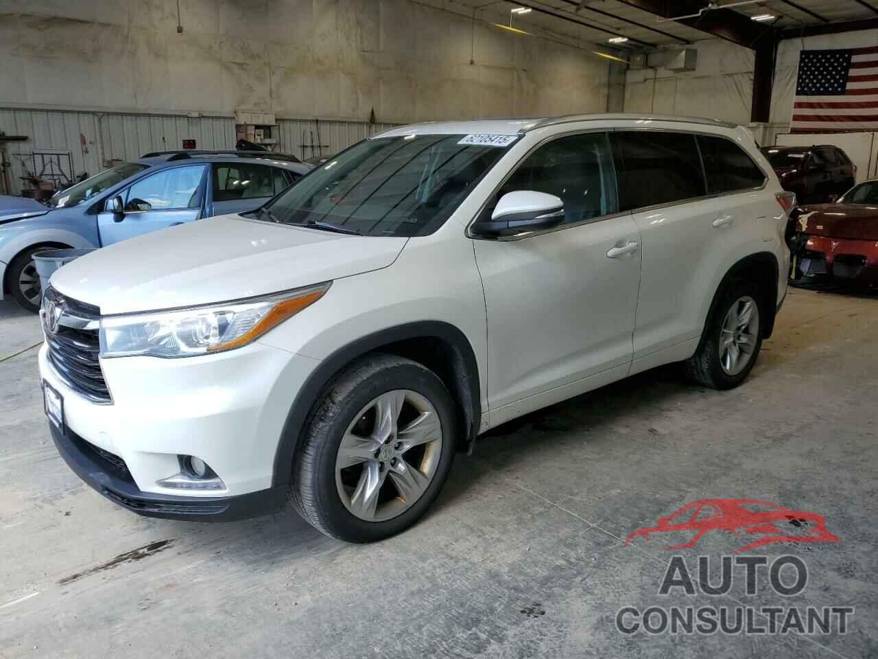 TOYOTA HIGHLANDER 2014 - 5TDDKRFH9ES043463