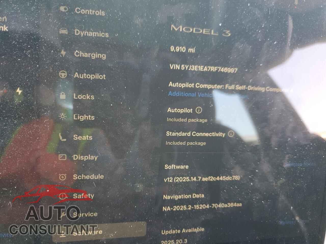 TESLA MODEL 3 2024 - 5YJ3E1EA7RF746997
