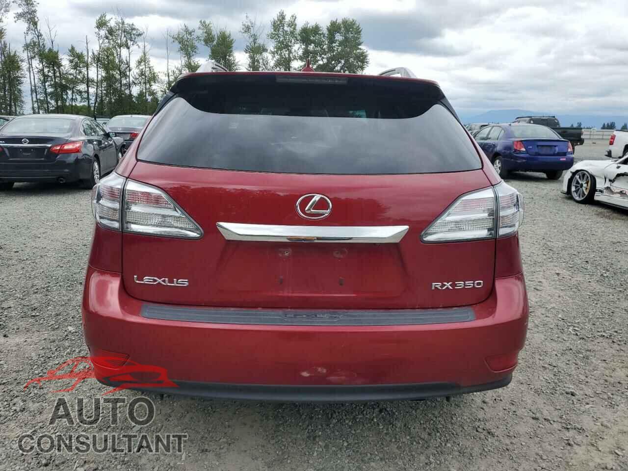 LEXUS RX350 2010 - 2T2BK1BAXAC004977