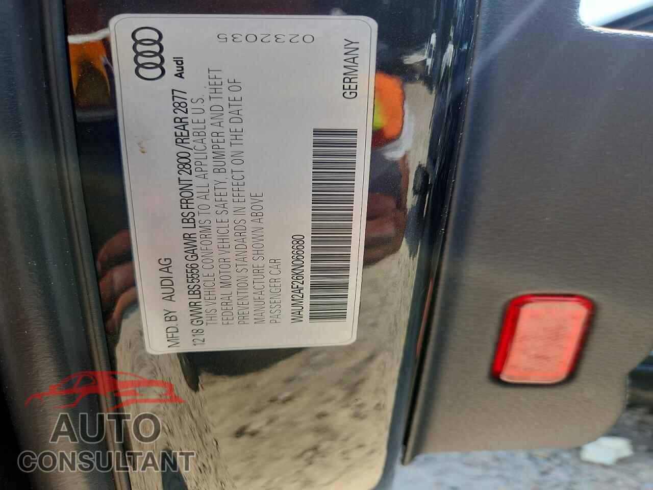 AUDI A6 2019 - WAUM2AF26KN066680