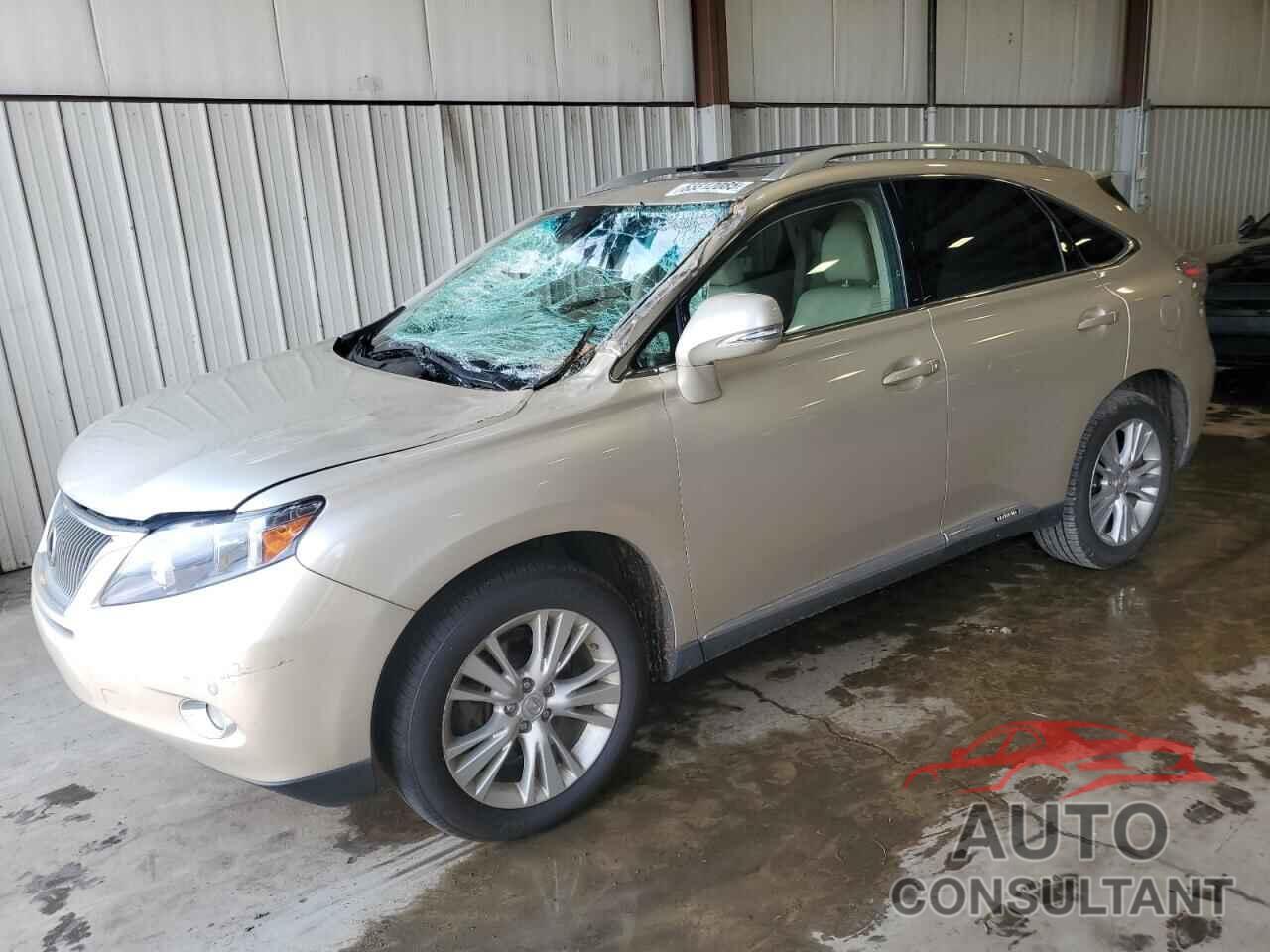 LEXUS RX450 2012 - JTJBC1BA3C2425651