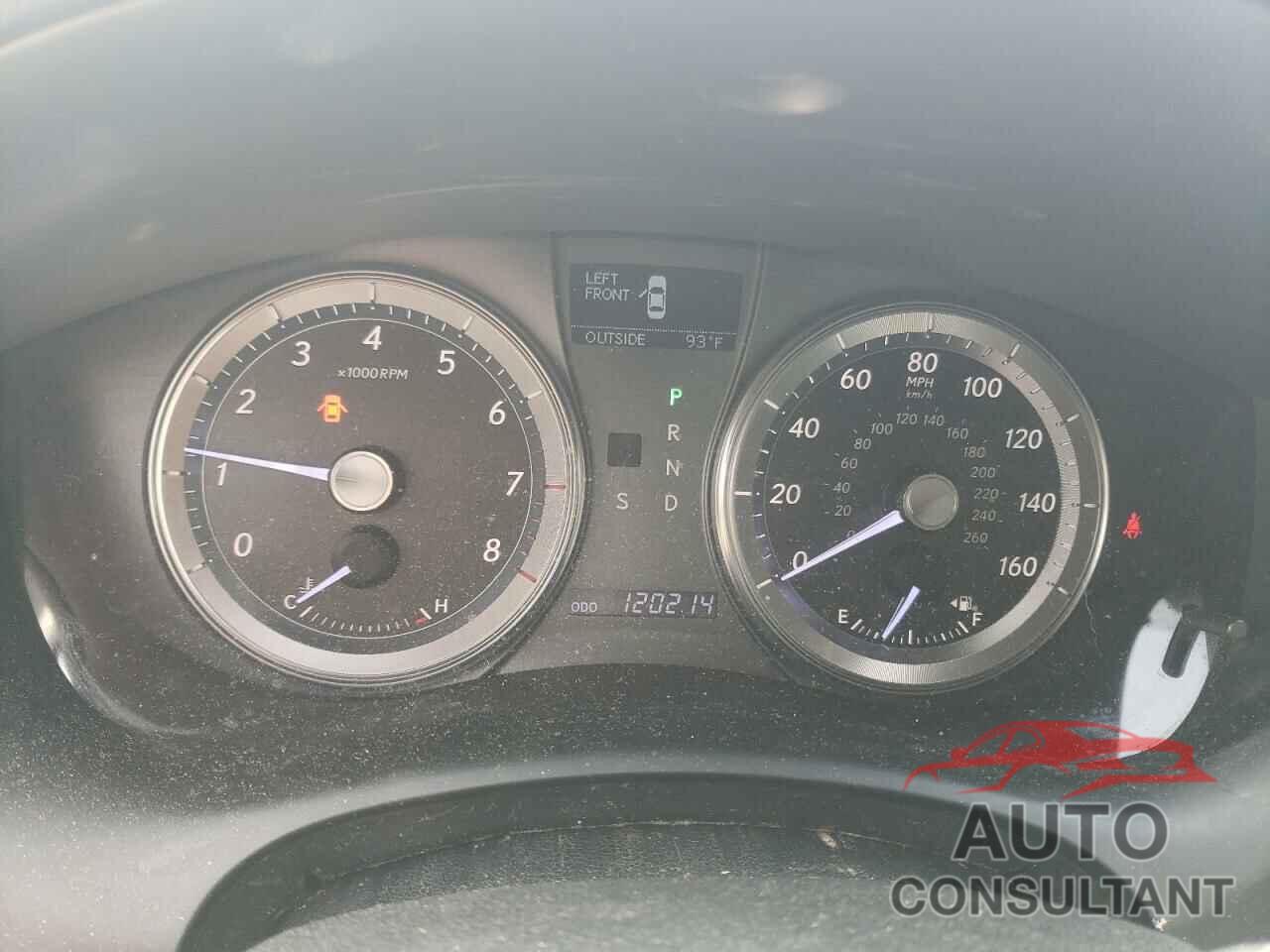 LEXUS ES350 2012 - JTHBK1EG2C2501784