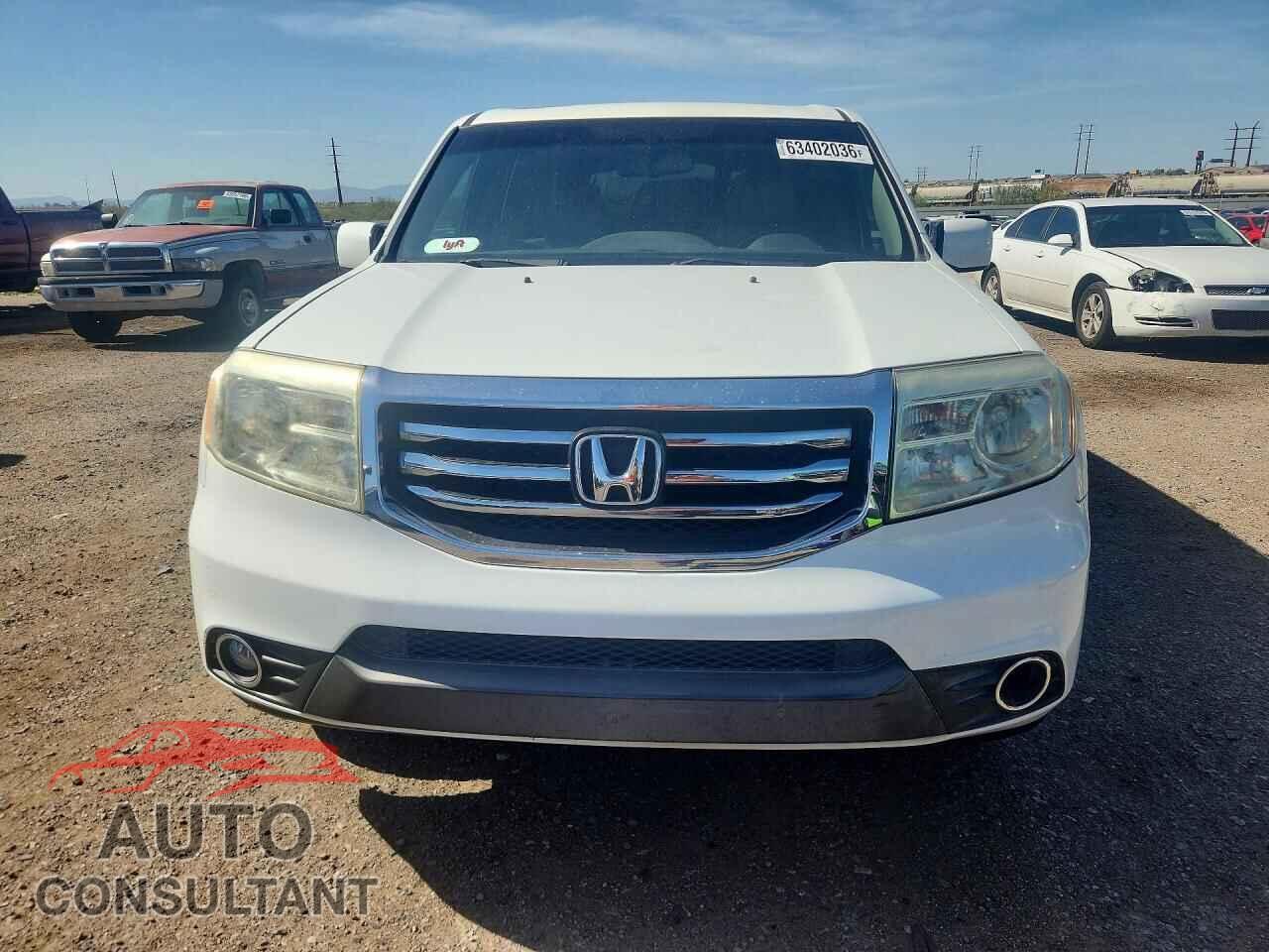 HONDA PILOT 2013 - 5FNYF3H52DB024133