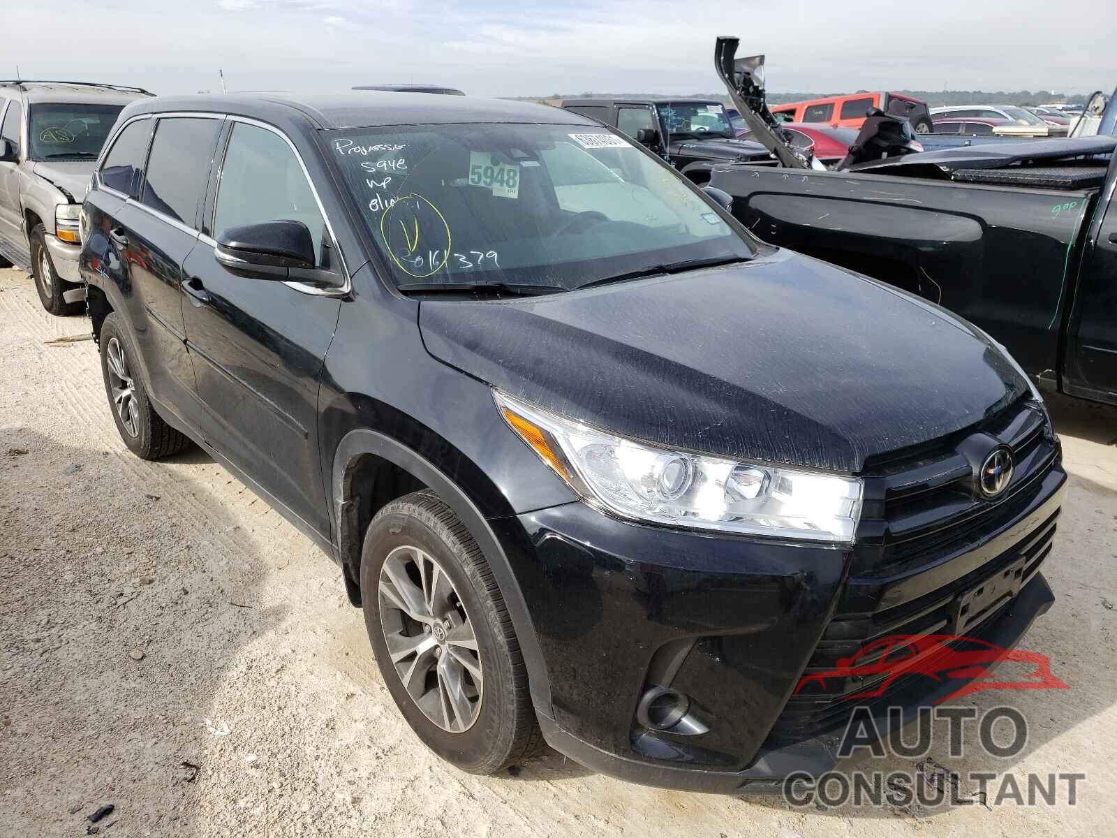 TOYOTA HIGHLANDER 2019 - 5TDZZRFHXKS364831