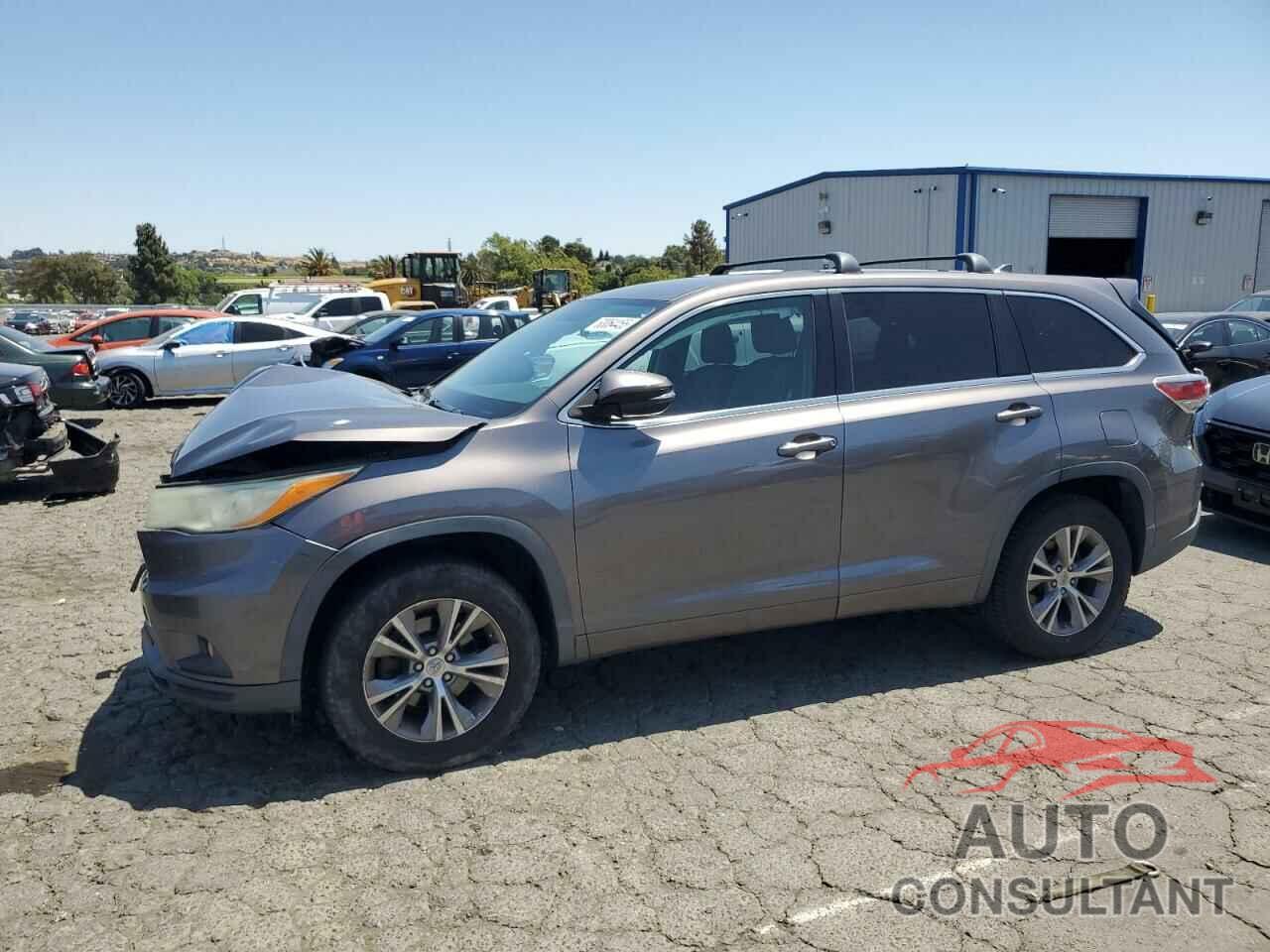 TOYOTA HIGHLANDER 2014 - 5TDZKRFH0ES038027
