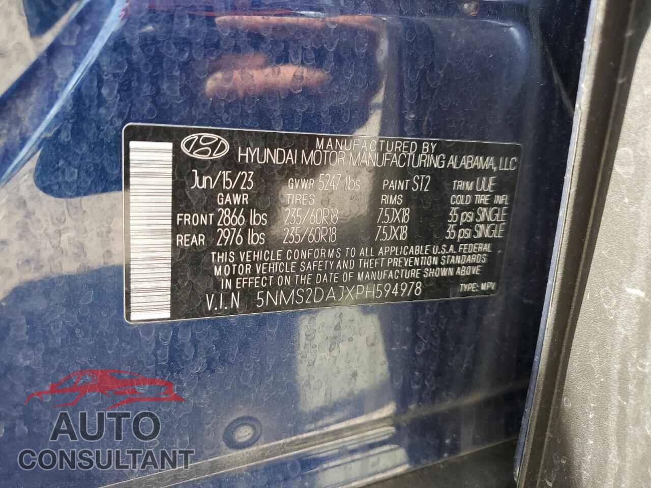 HYUNDAI SANTA FE 2023 - 5NMS2DAJXPH594978