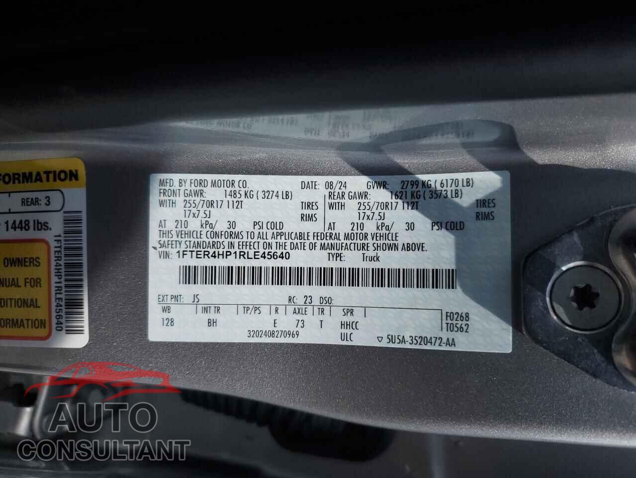 FORD RANGER 2024 - 1FTER4HP1RLE45640