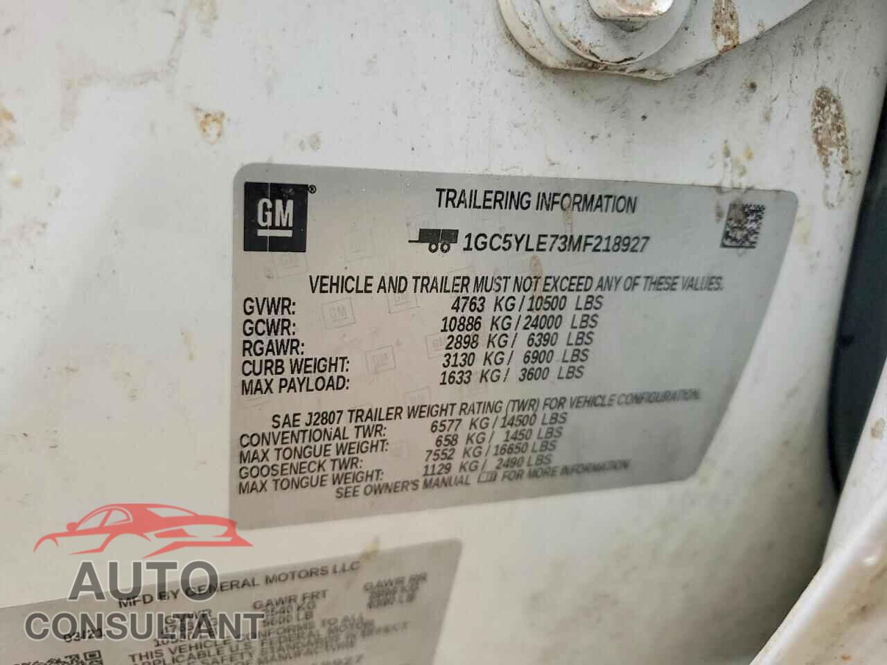 CHEVROLET SILVERADO 2021 - 1GC5YLE73MF218927