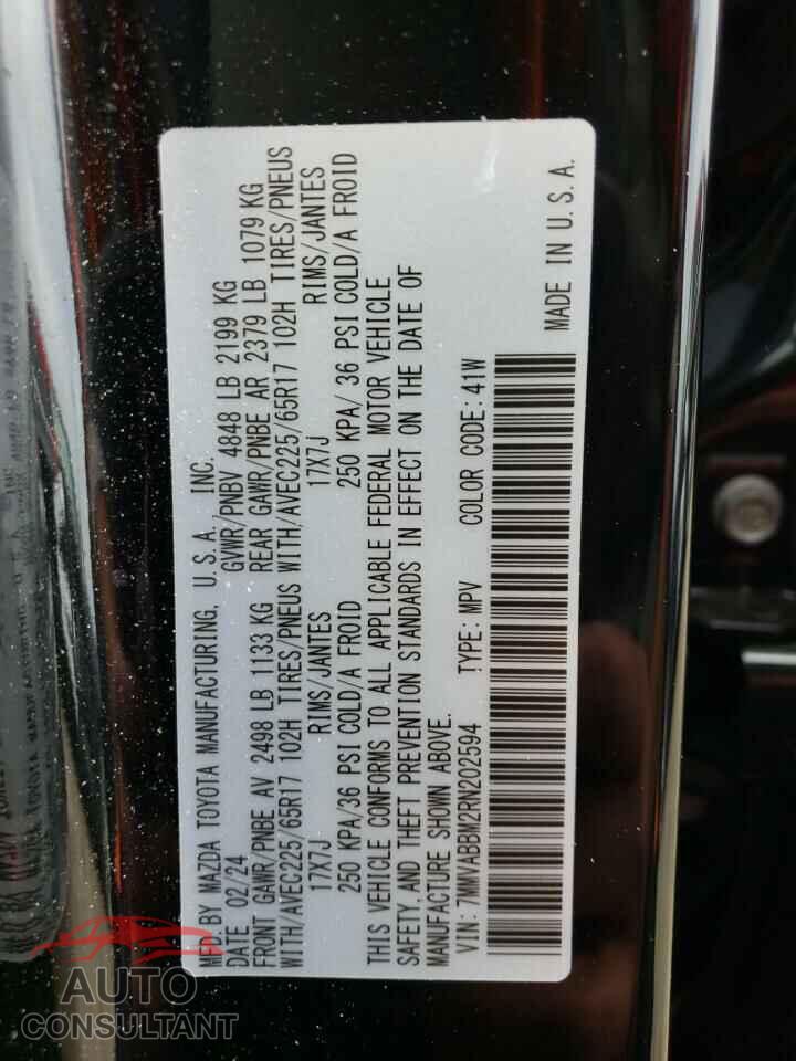 MAZDA CX-50 PREF 2024 - 7MMVABBM2RN202594