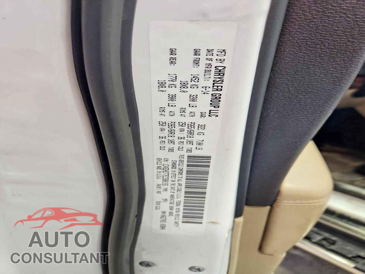 DODGE DURANGO 2014 - 1C4SDHDT7EC588193