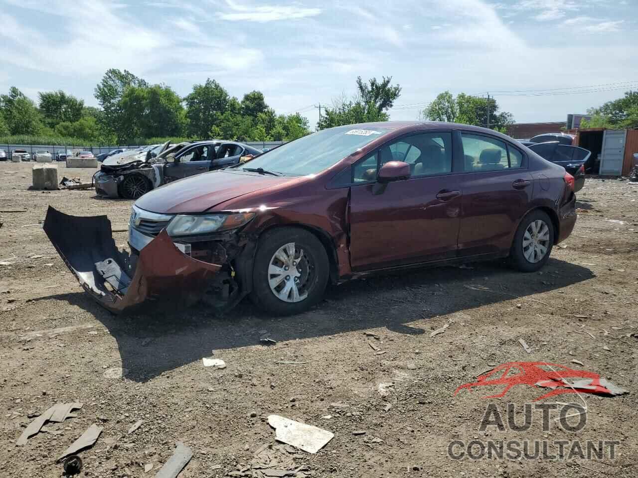 HONDA CIVIC 2012 - 19XFB2F57CE378640