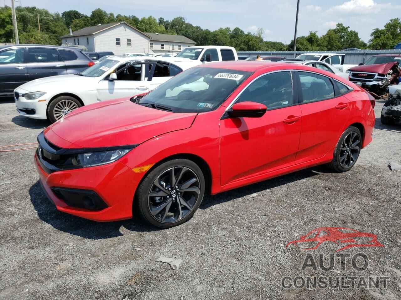 HONDA CIVIC 2019 - 2HGFC2F81KH550933