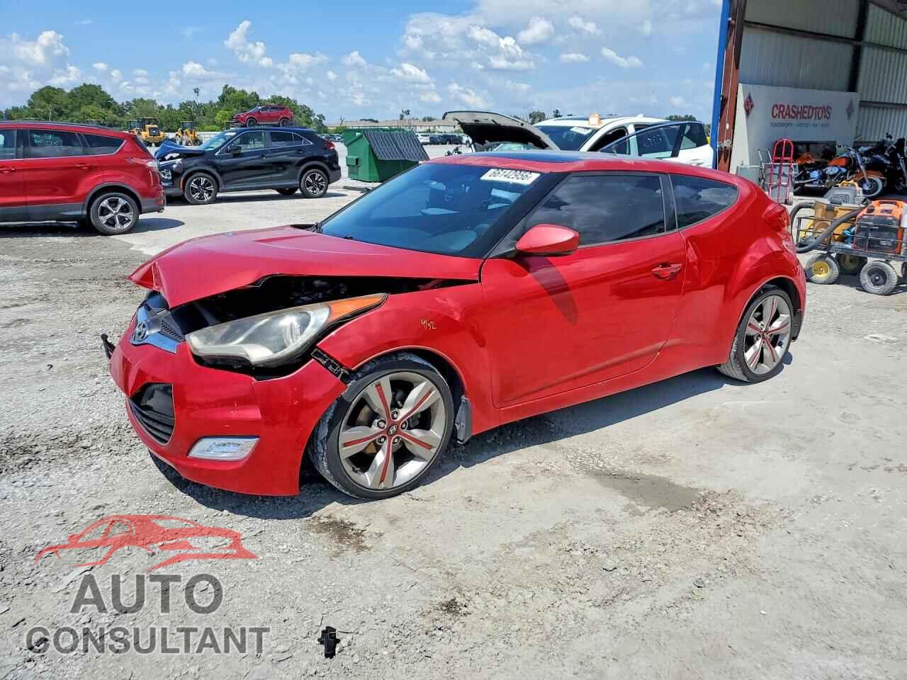 HYUNDAI VELOSTER 2012 - KMHTC6AD4CU071624