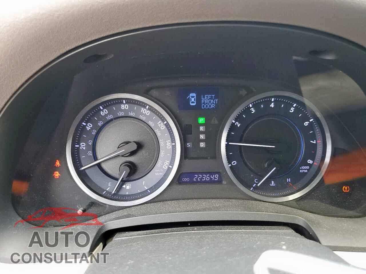 LEXUS IS 2012 - JTHBF5C29C5181400