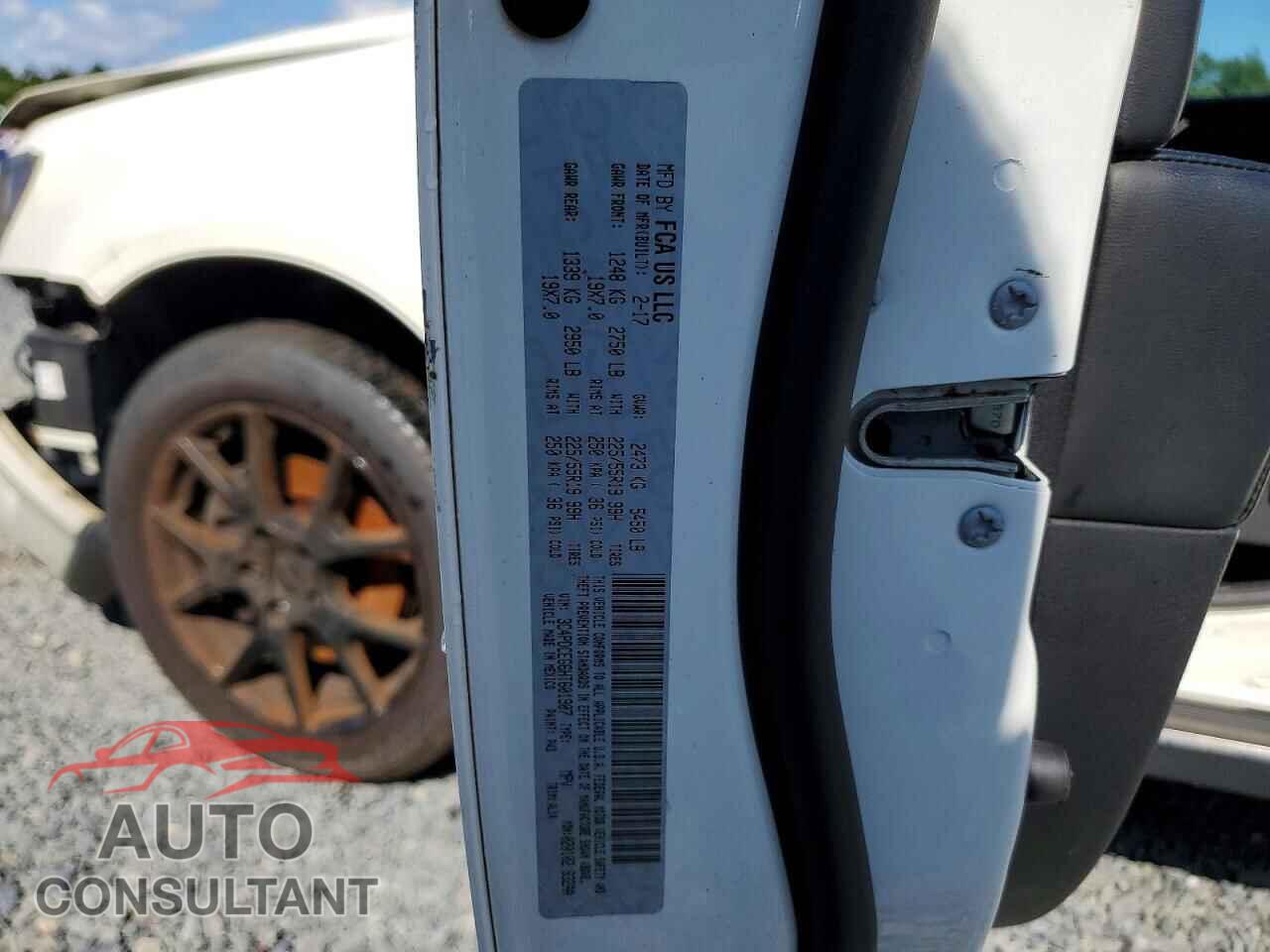 DODGE JOURNEY 2017 - 3C4PDCEG6HT601907