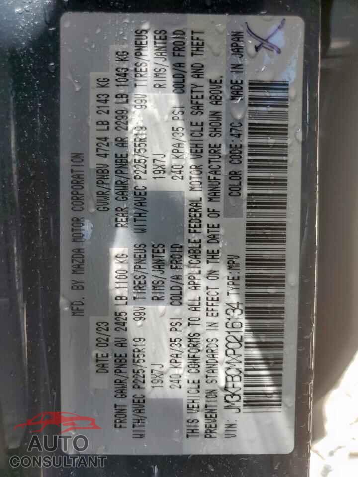 MAZDA CX-5 PREFE 2023 - JM3KFBCMXP0216134