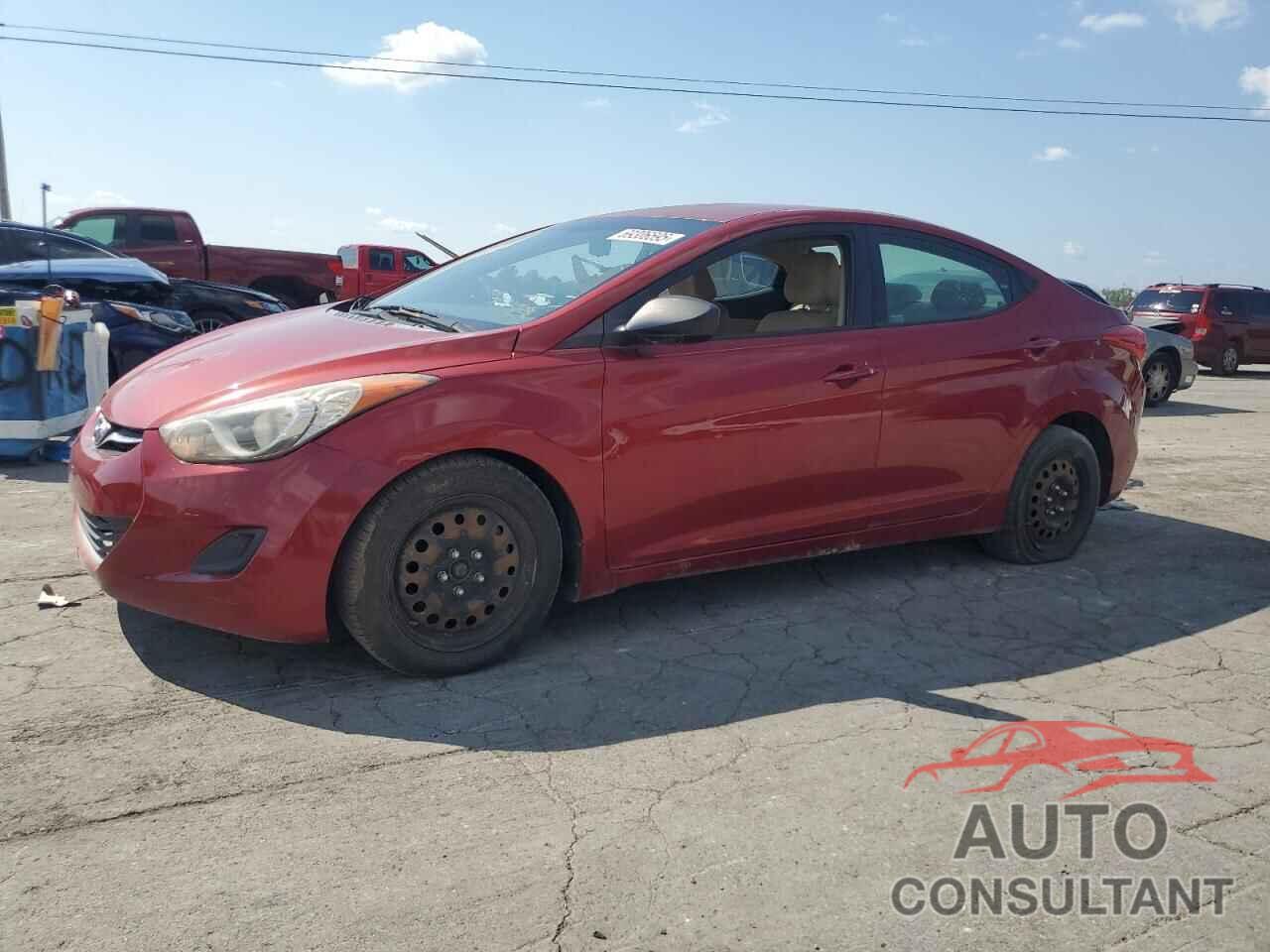 HYUNDAI ELANTRA 2012 - KMHDH4AEXCU324965