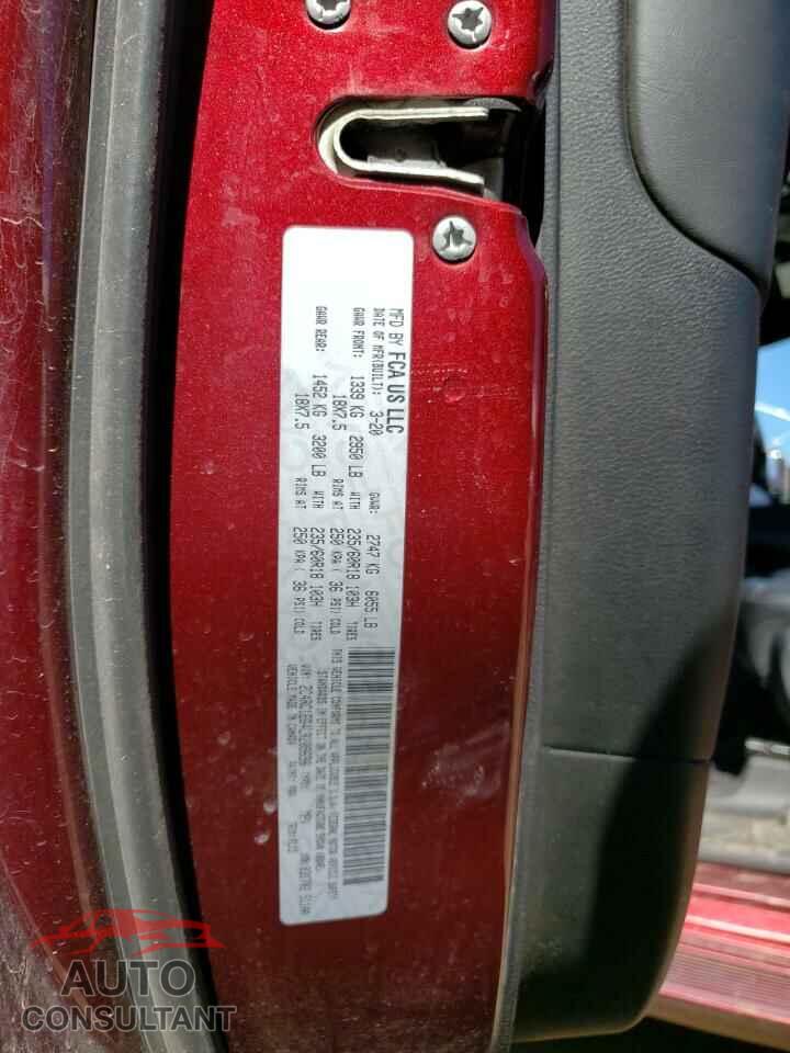 CHRYSLER PACIFICA 2020 - 2C4RC1EG4LR209696
